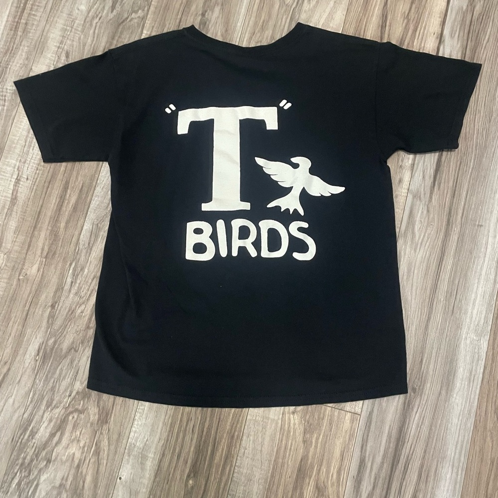 Youth/Big Kids Black T-Birds Graphic (on back) T-Shirt (Medium)